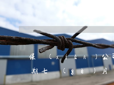 保險(xiǎn)公司七貸還款逾期(貸款逾期七個(gè)月嚴(yán)重嗎)