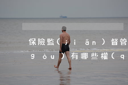 保險監(jiān)督管理機(jī)構(gòu)有哪些權(quán)利