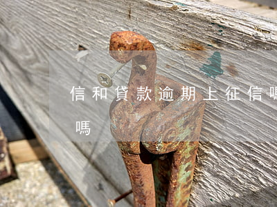 信和貸款逾期上征信嗎(和信金融貸款上征信嗎)