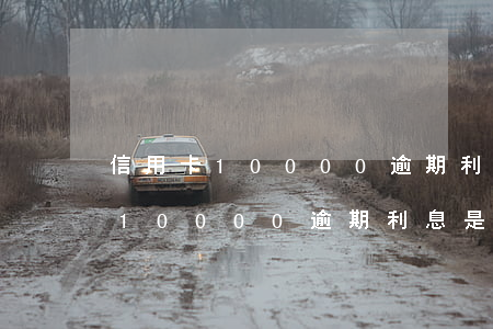 信用卡10000逾期利息是多少-信用卡10000逾期利息是多少錢