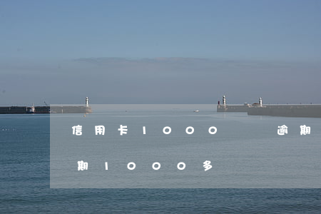信用卡1000塊錢逾期換多錢-信用卡,逾期1000多塊錢沒還會怎么樣