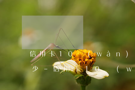 信用卡10萬(wàn)逾期一年總利息多少-信用卡10萬(wàn)逾期一年總利息多少錢