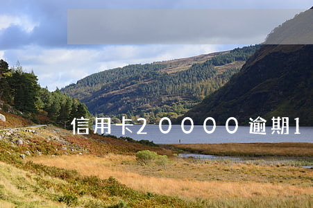 信用卡20000逾期10年了-