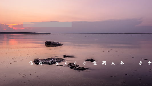信用卡2000逾期五年還多少-