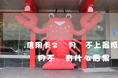 信用卡2個月還不上最低怎么辦-信用卡2個月不還有什么后果