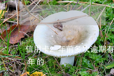 信用卡2年前多次逾期(有沒有信用卡逾期兩年的)