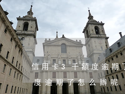 信用卡3千額度逾期了怎么辦(信用卡3千額度逾期了怎么辦呢)