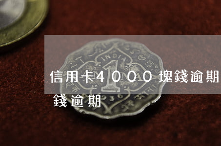 信用卡4000塊錢逾期(信用卡4000塊錢逾期)