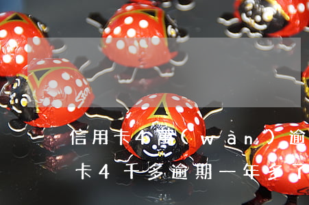 信用卡4萬(wàn)逾期一天多少錢(信用卡4千多逾期一年多了)