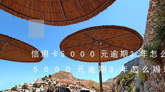信用卡5000元逾期3年怎么辦-信用卡5000元逾期3年怎么辦理