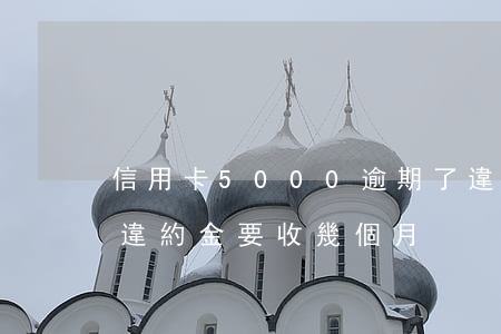 信用卡5000逾期了違約咋算（信用卡逾期違約金要收幾個月）