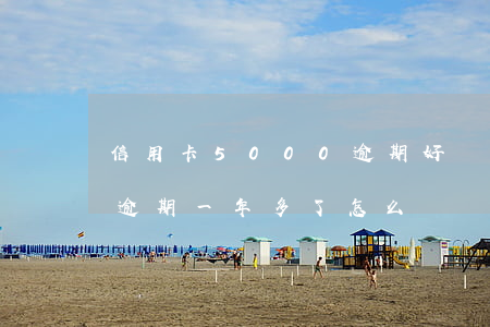 信用卡5000逾期好幾年(信用卡5000逾期一年多了怎么辦)