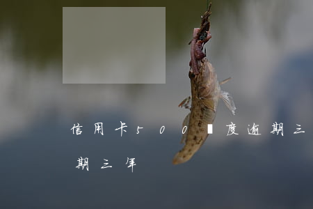 信用卡500額度逾期三年(信用卡50萬逾期三年)