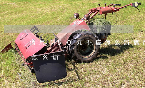 信用卡50元不還怎么辦(信用卡50元不還怎么辦)