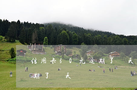 信用卡50元逾期了幾天-信用卡50元逾期了幾天