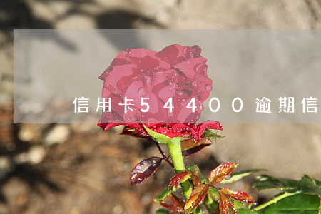 信用卡54400逾期(信用卡逾期5000)