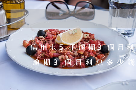信用卡5千逾期3個月利息多少(信用卡5千逾期3個月利息多少錢)