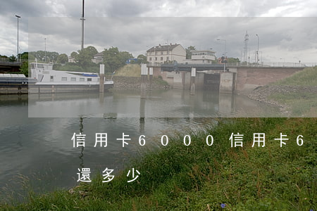 信用卡6000(信用卡6000分6期每期還多少)