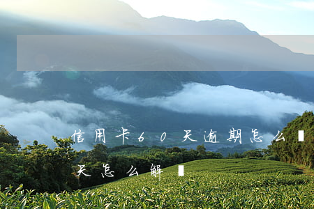 信用卡60天逾期怎么辦（信用卡逾期50多天怎么解決）