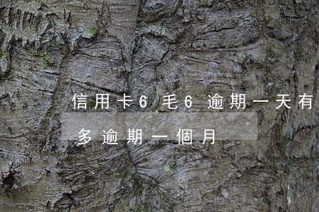 信用卡6毛6逾期一天有利息嗎(信用卡6萬多逾期一個月)