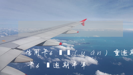 信用卡6萬嚴(yán)重逾期怎么辦(信用卡6萬逾期半年)