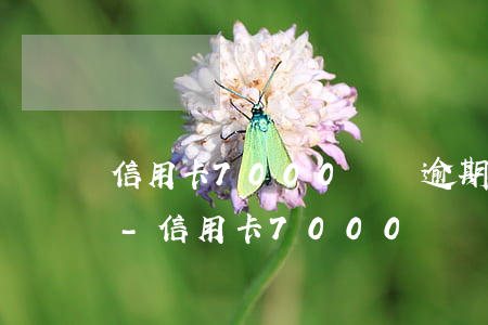 信用卡7000塊錢逾期一個(gè)半月-信用卡7000塊錢逾期一個(gè)半月會怎么樣