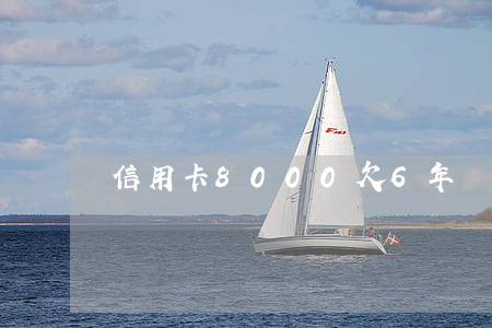 信用卡8000欠6年