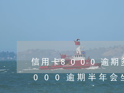 信用卡8000逾期多久会坐牢(欠信用卡9000逾期半年会坐牢吗)