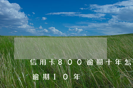 信用卡800逾期十年怎么辦（200信用卡逾期10年）