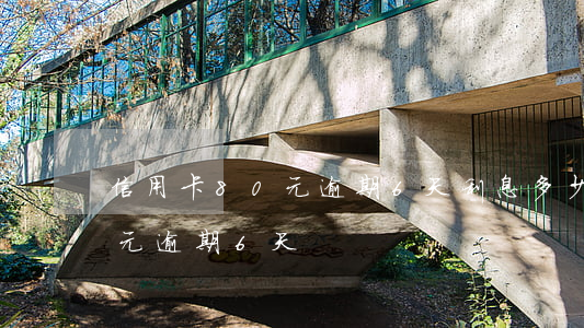 信用卡80元逾期6天利息多少（信用卡80元逾期6天）