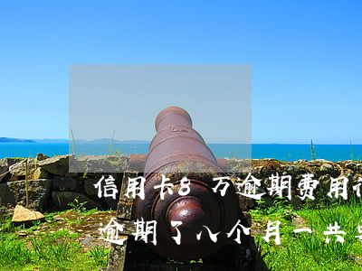 信用卡8万逾期费用计算(5000的信用卡逾期了八个月一共要还多少)