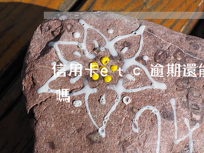 信用卡etc逾期還能用嗎(逾期能辦etc嗎)