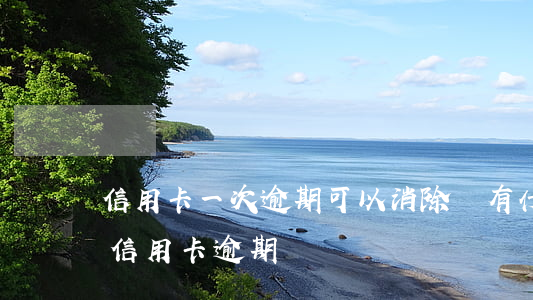 信用卡一次逾期可以消除嗎(有什么辦法消除信用卡逾期記錄)