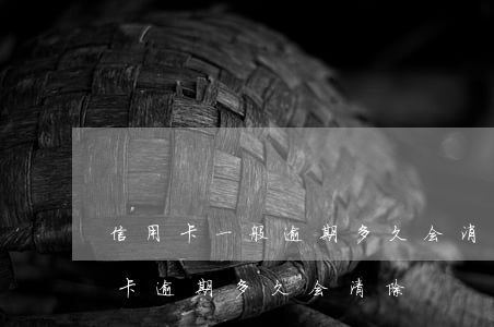 信用卡一般逾期多久会消除(2017年信用卡逾期多久会清除)