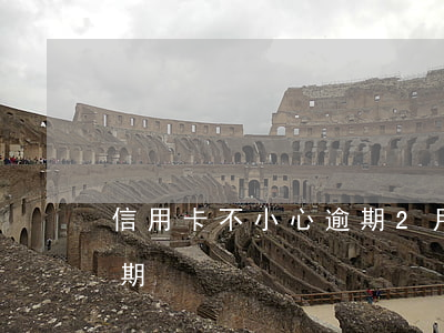 信用卡不小心逾期2月(有兩次信用卡忘了逾期)
