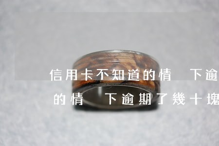 信用卡不知道的情況下逾期了(信用卡不知道的情況下逾期了幾十塊錢怎么辦)