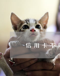 信用卡不能透支的情況(信用卡透支違法嗎)
