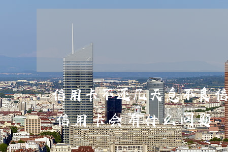 信用卡不还几天急不良信用(如果长时间不还信用卡会有什么问题)