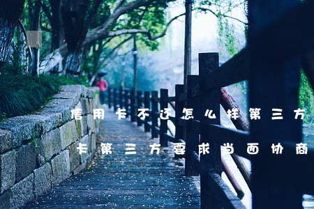 信用卡不还怎么样第三方不来找我-欠信用卡第三方要求当面协商能去吗
