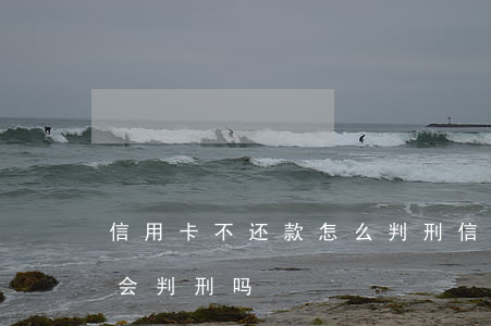 信用卡不还款怎么判刑(信用卡还不上怎么办会判刑吗)