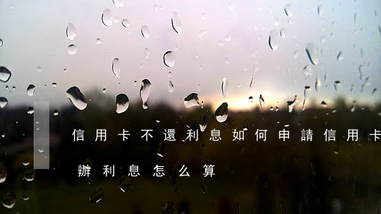 信用卡不還利息如何申請(信用卡還不上怎么辦利息怎么算)