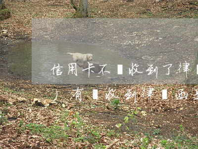信用卡不還收到了律師函(信用卡沒(méi)有還收到律師函是真的嗎)