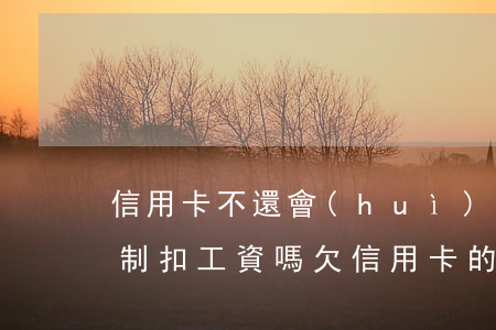 信用卡不還會(huì)強(qiáng)制扣工資嗎(欠信用卡的錢銀行有權(quán)利扣我工資卡嗎)