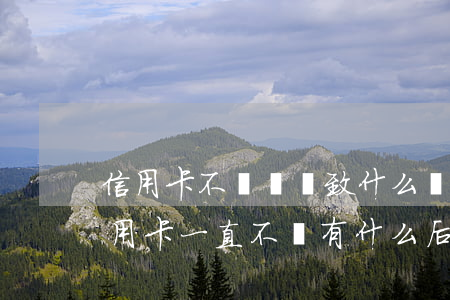 信用卡不還會導致什么結(jié)果(欠信用卡一直不還有什么后果)