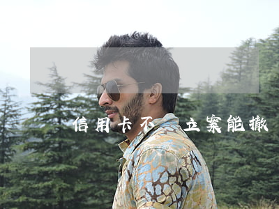 信用卡不還立案能撤銷嗎(信用卡可以撤銷嗎)