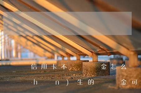 信用卡不還違約金怎么辦(信用卡逾期產(chǎn)生的違約金可以不還嗎)