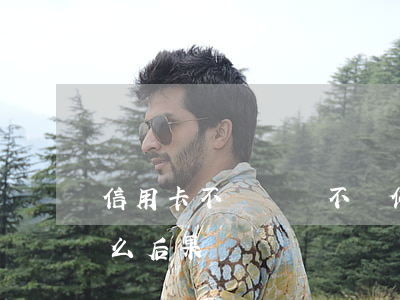 信用卡不還錢會不會停了(信用卡錢不還有什么后果)