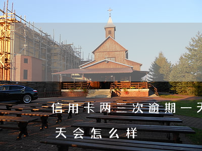 信用卡两三次逾期一天(信用卡两三次逾期一天会怎么样)