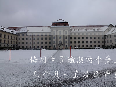 信用卡了逾期两个多月 两万的信用卡逾期好几个月一直没还严重吗