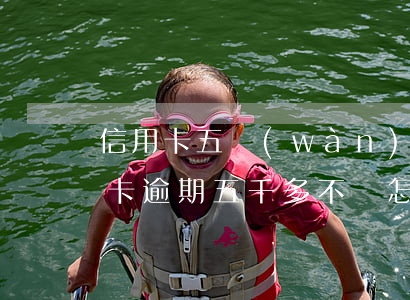 信用卡五萬(wàn)逾期一年怎么辦(信用卡逾期五千多不還怎么辦)